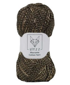 Ritzz Koton Floş Simli - Yağ Yeşili Gold