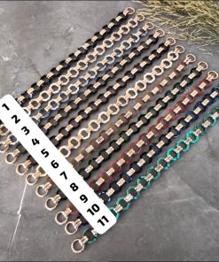 Akrilik Beşgen Zincir Çanta Sapı 45 CM (Adet)