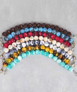 akrilik seker boncuklu canta sapi renkli kancali