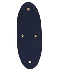 Premium Suni Deri Tam Oval Çanta Tabanı 24x9 CM - Lacivert