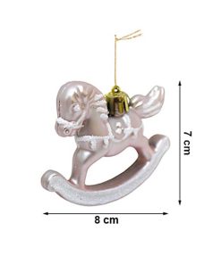 Alternative view of Atlı Karınca Yılbaşı Ağacı Süsü 7 CM (3 Adet)