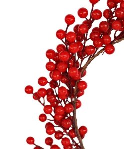 Alternative view of Dekoratif Naturel Kokina Berryli Kapı Çelengi Kırmızı 40 cm (Adet)