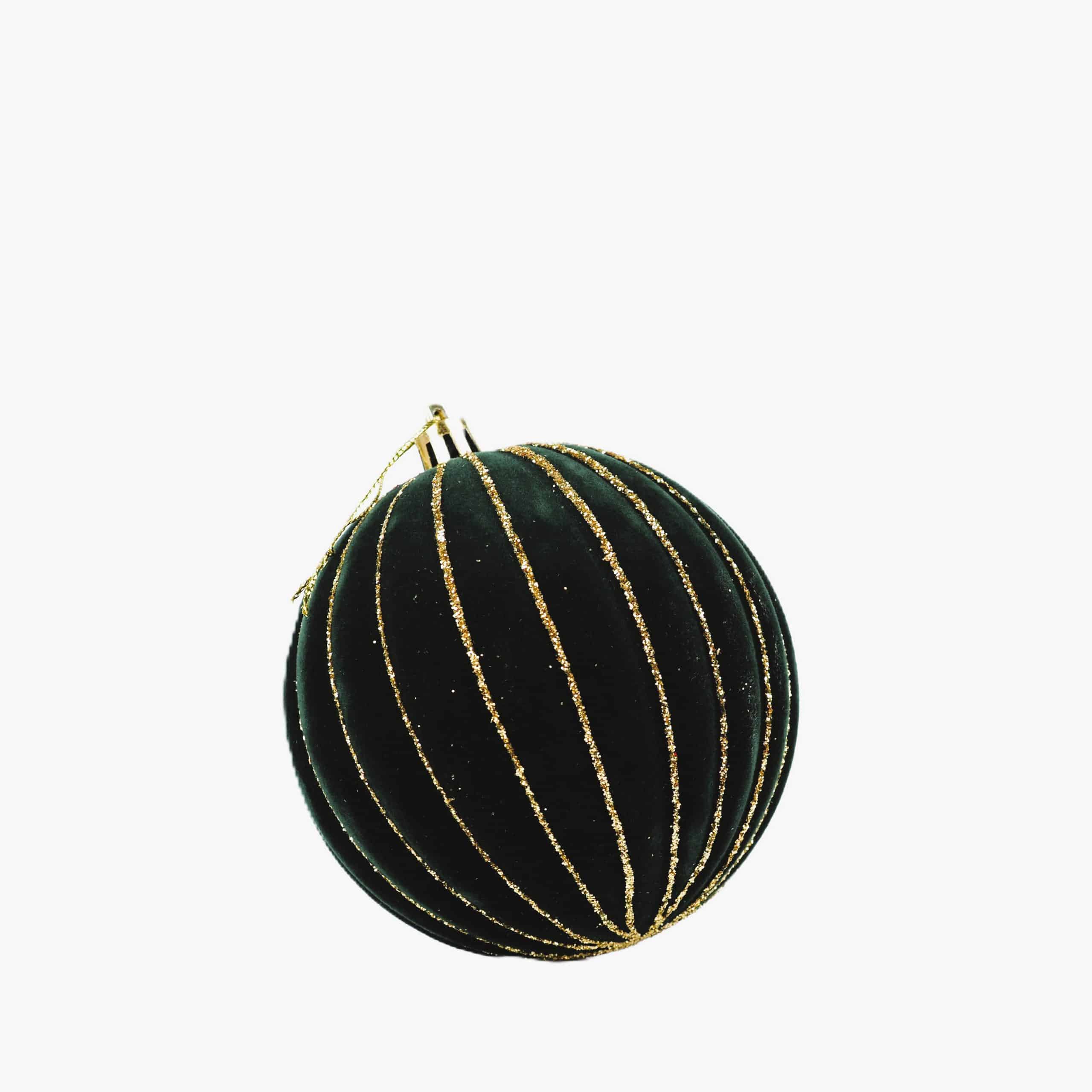 Altın Simli Kadife Yılbaşı Ağacı Süsü Yeşil 10 cm ( 1 Adet ) 4 Altın Simli Kadife Yılbaşı Ağacı Süsü Yeşil 10 cm ( 1 Adet ) - Görsel 2