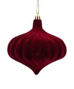 Kadife Yılbaşı Topu – Damla Form Çam Ağacı Süsü Bordo 13 cm 11 Kadife Yılbaşı Topu – Damla Form Çam Ağacı Süsü Bordo 13 cm - Görsel 5