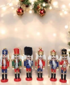 Fındıkkıran Kurşun Asker Ağaç Süsü Seti 6'lı 12 cm