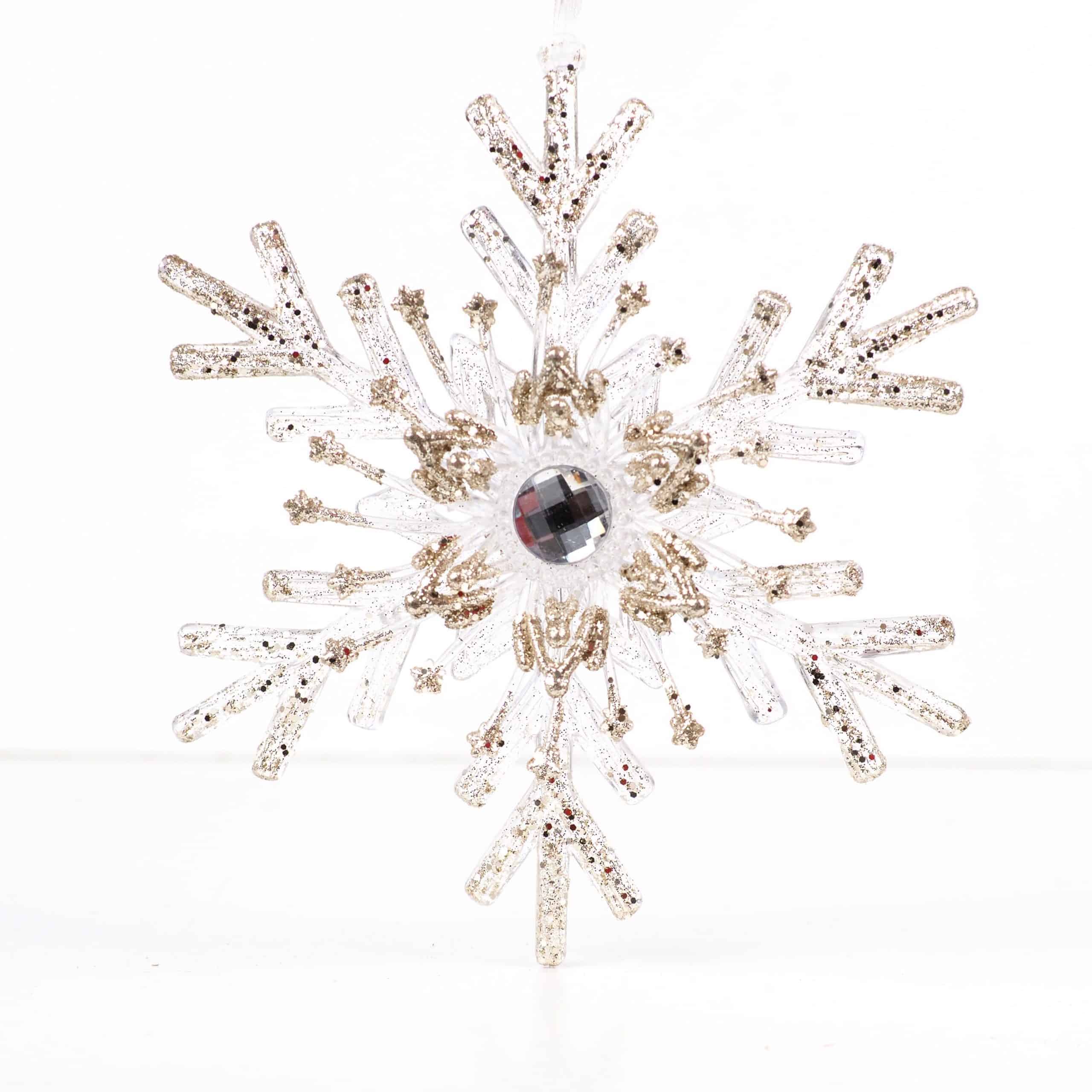 Gümüş Sim Detaylı 3D Şeffaf Kar Tanesi Asılabilir Dekoratif Süs 15 cm 7 Gümüş Sim Detaylı 3D Şeffaf Kar Tanesi Asılabilir Dekoratif Süs 15 cm - Görsel 5