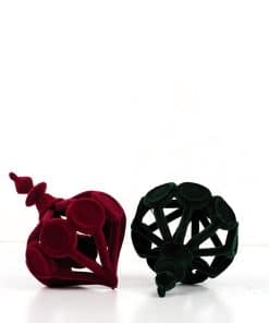 Alternative view of Kadife Damla Form Dekoratif Asılabilir Süs 11 cm