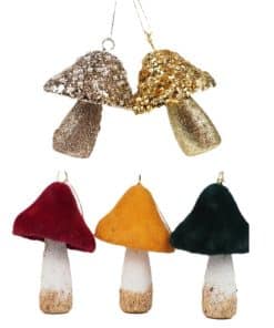 Mantar Figürlü Asılabilir Dekoratif Süs 10 cm