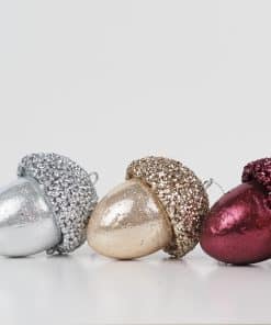 Alternative view of Yılbaşı Ağaç Süsü Meşe Palamudu Asılabilir Lüks Dekoratif Süs 10 cm