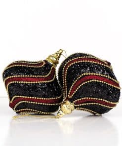 yilbasi topu altin seritli payetli spiral siyah bordo damla cam agac susu 10cm 1