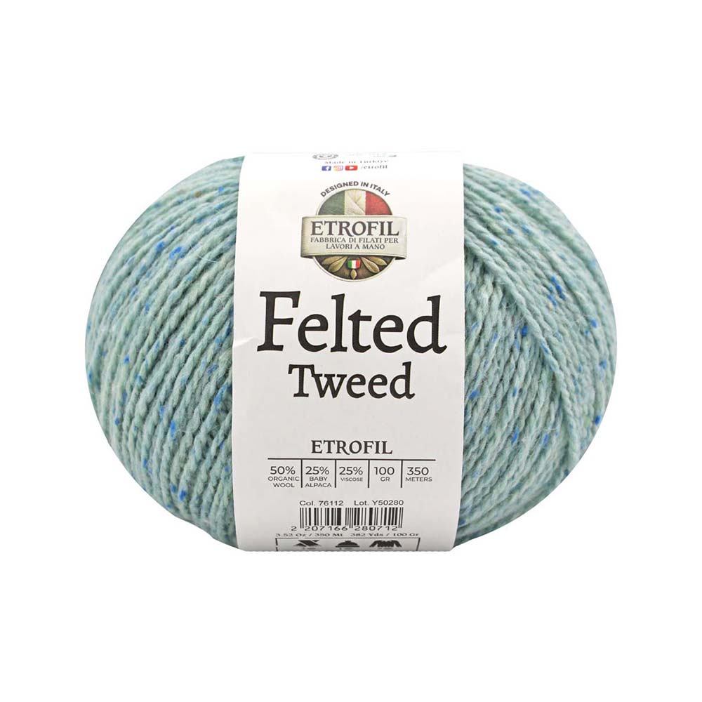 Etrofil Felted Tweed 76112 Okyanus Esintisi 3 Etrofil Felted Tweed 76112 Okyanus Esintisi