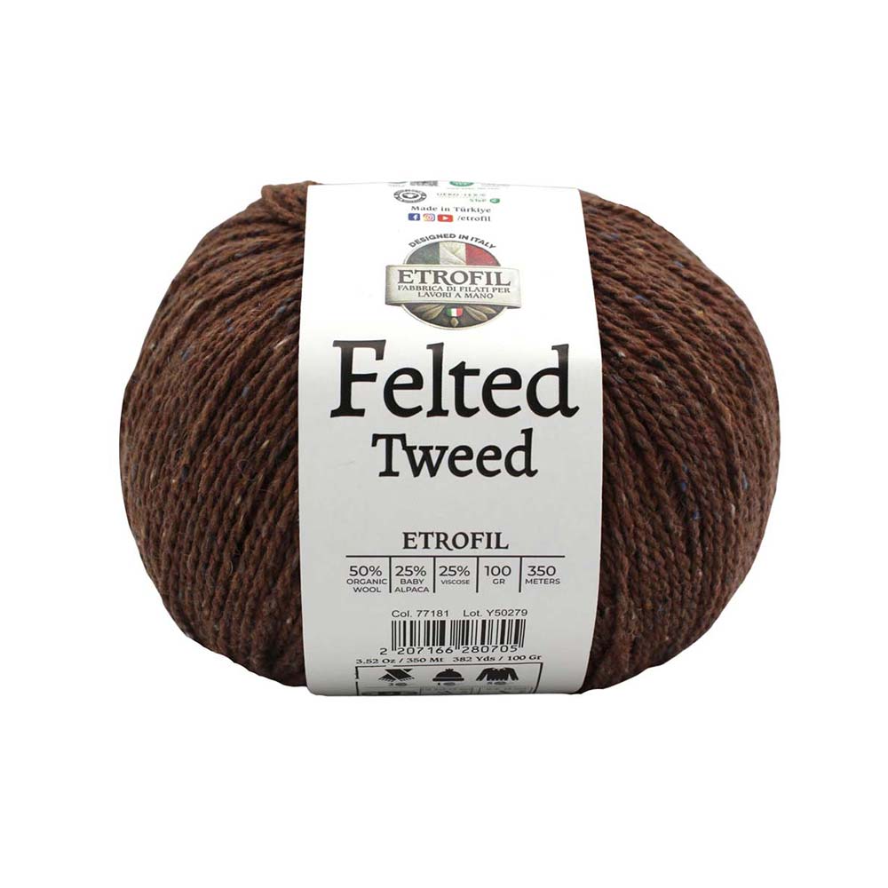 Etrofil Felted Tweed 77181 Tarçın Kabuğu 3 Etrofil Felted Tweed 77181 Tarçın Kabuğu