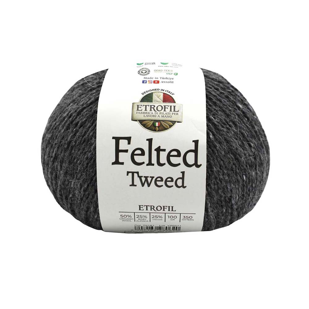 Etrofil Felted Tweed 79181 Kül Gri 3 Etrofil Felted Tweed 79181 Kül Gri