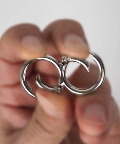 Alternative view of İkili Yaylı Halka Çanta Klipsi