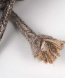 Alternative view of Jüt Dolgulu Kordon İp Kahve Bej