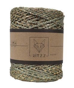 Luvia Polyester Simli Çanta İpi Su Yeşil - Gold Sim