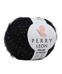 Perry Leon Tiftikli Siyah - Gold Sim