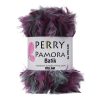 Perry Pamora Batik Uzun Tüylü Mor Gri