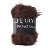 Perry Pamora Uzun Tüylü Koyu Kahve