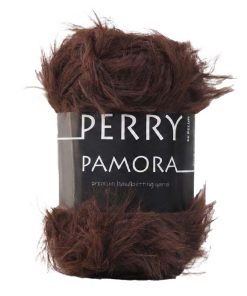 Perry Pamora Uzun Tüylü Koyu Kahve