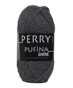 Perry Pufina Shine Simli Füme - Gümüş Sim