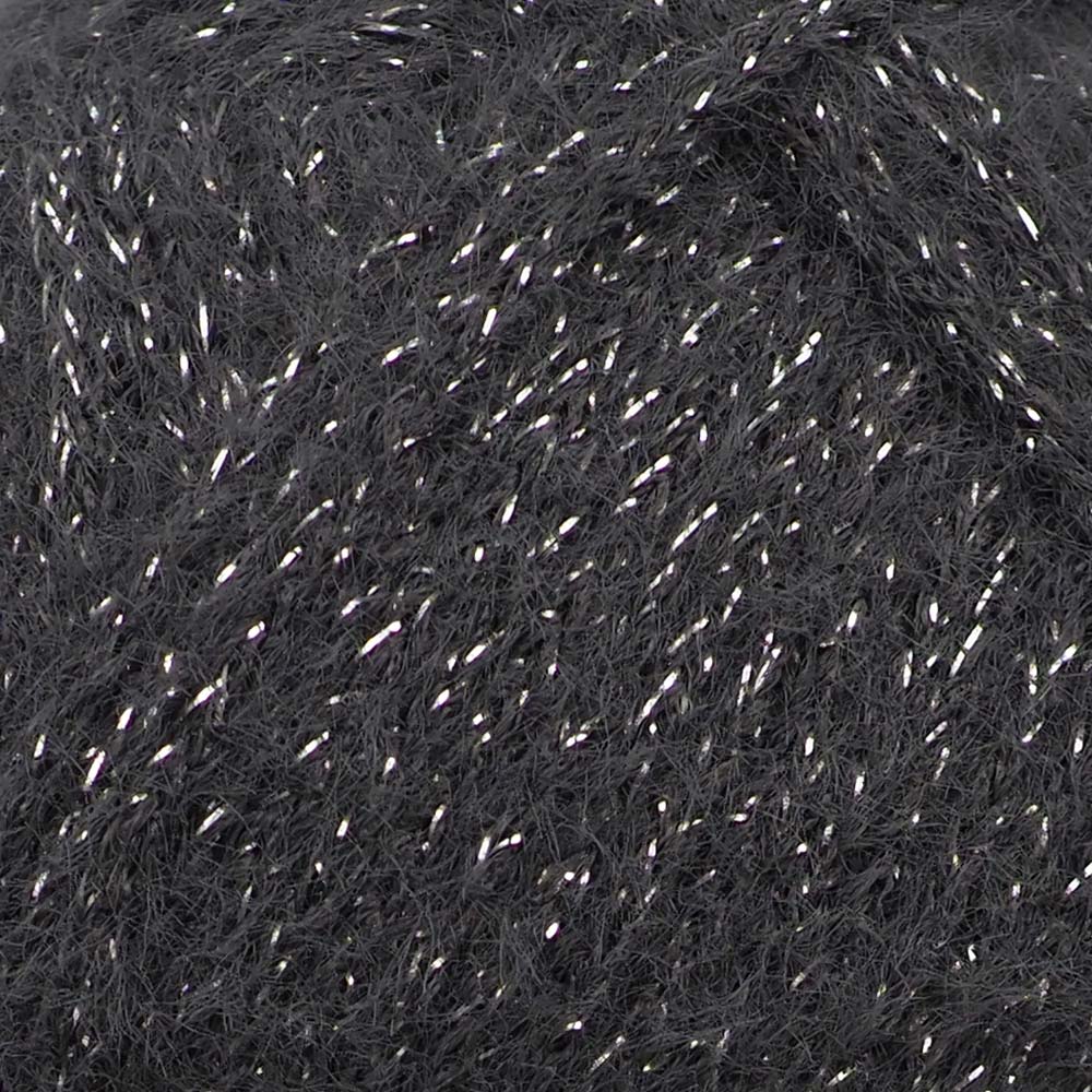 Perry Pufina Shine Simli Füme - Gümüş Sim 7 Perry Pufina Shine Simli Füme - Gümüş Sim - Görsel 5