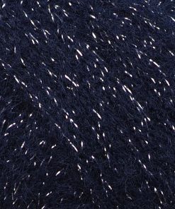 Perry Pufina Shine Simli Lacivert - Gümüş Sim 11 perry pufina shine simli orgu ipi fume renk gumus simli