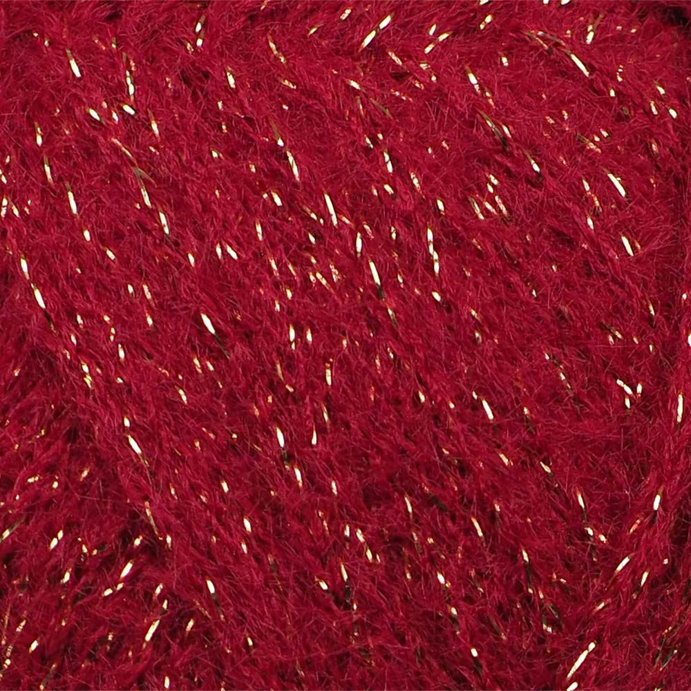 Perry Pufina Shine Simli Kırmızı - Gold Sim 7 Perry Pufina Shine Simli Kırmızı - Gold Sim - Görsel 5