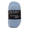 Perry Pufina Shine Simli Mavi - Gümüş Sim 1 perry pufina shine simli orgu ipi mavi renk gumus sim