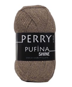 Perry Pufina Shine Simli Vizon - Gold Sim