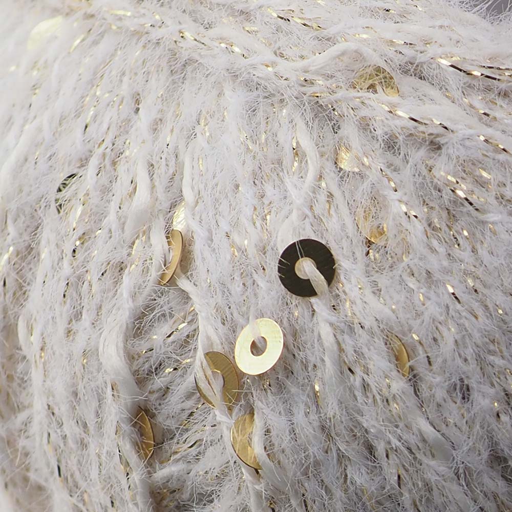 Perry Pufina Stars Ekru - Gold Pul 4 Perry Pufina Stars Ekru - Gold Pul - Görsel 2