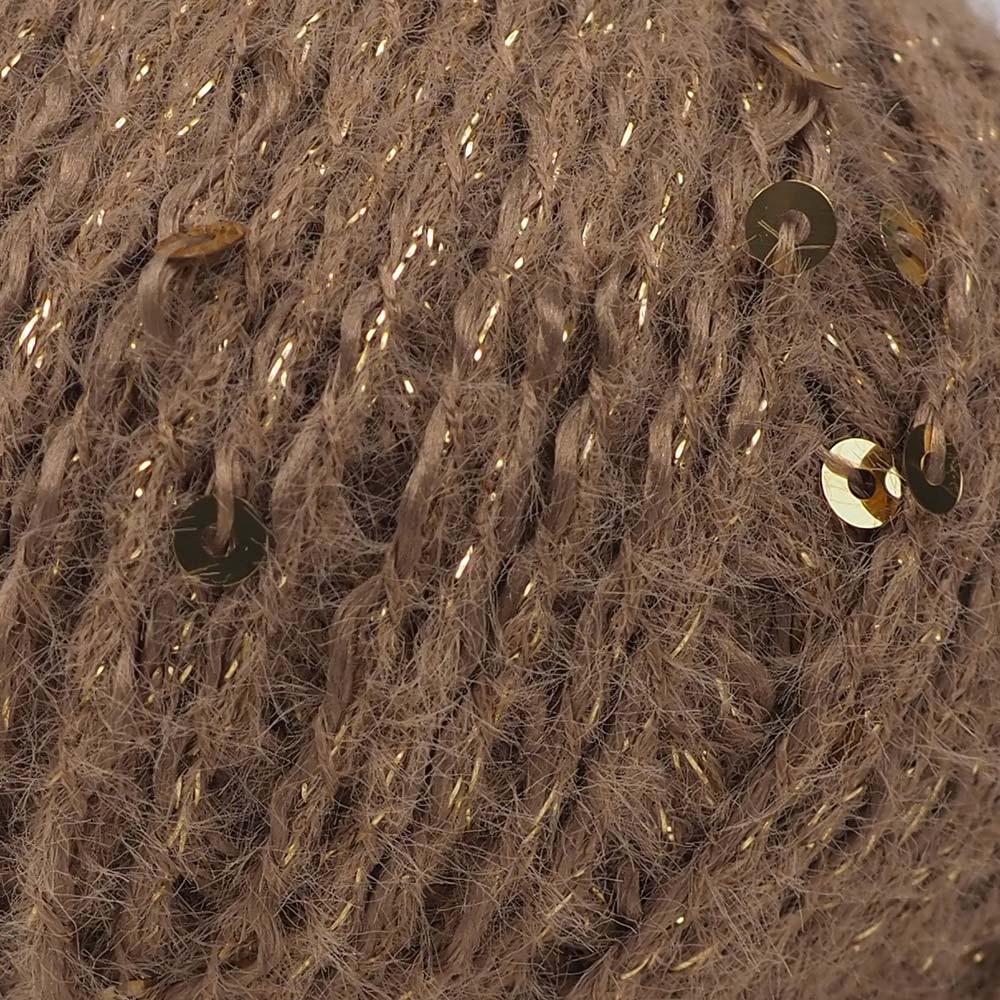 Perry Pufina Stars Açık Kahve - Gold Pul 4 Perry Pufina Stars Açık Kahve - Gold Pul - Görsel 2