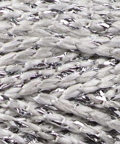 Alternative view of Luvia Polyester Simli Çanta İpi Mermer - Gümüş Sim
