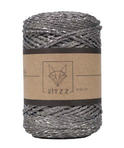 Luvia Polyester Simli Çanta İpi Füme - Gümüş Sim