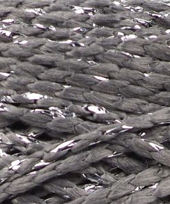 Alternative view of Luvia Polyester Simli Çanta İpi Füme - Gümüş Sim