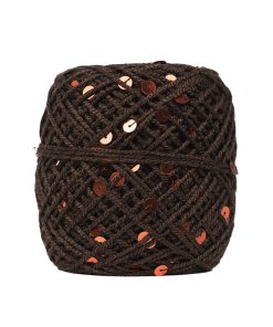 Ritzz İri Pullu İp Kahverengi - Bronz Pul