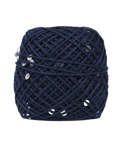 Ritzz İri Pullu İp Lacivert - Gümüş Pul