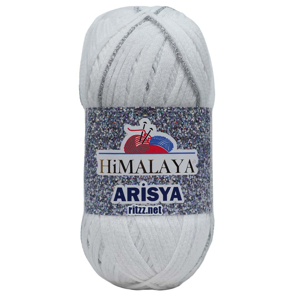 Himalaya Arisya 27-01 Beyaz Şerit Simli 2 Himalaya Arisya 27-01 Beyaz Şerit Simli