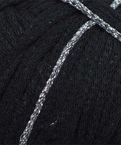 Himalaya Arisya 27-14 Siyah Şerit Simli 9 himalaya arisya 27 14 siyah renk simli iplik