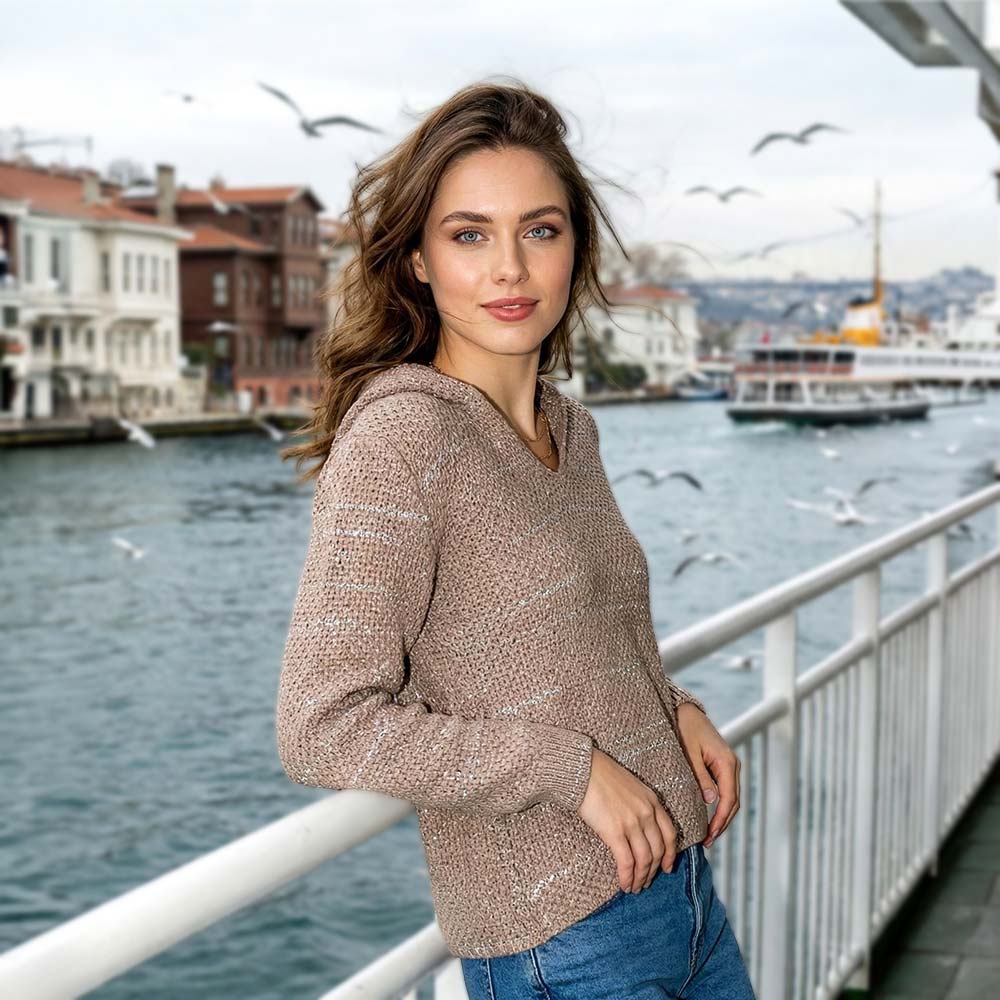 Himalaya Arisya 27-05 Turuncu Şerit Simli 4 Himalaya Arisya 27-05 Turuncu Şerit Simli - Görsel 2