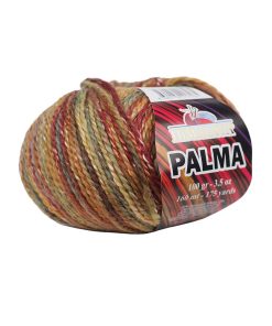 Himalaya Palma 237-06 Yeşil Hardal Bordo