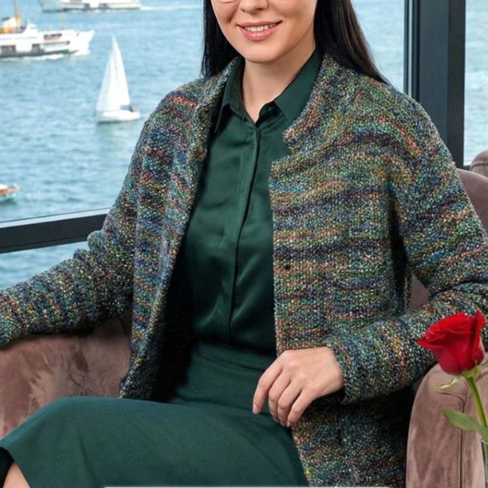 Himalaya Palma 237-06 Yeşil Hardal Bordo 3 Himalaya Palma 237-06 Yeşil Hardal Bordo - Görsel 2