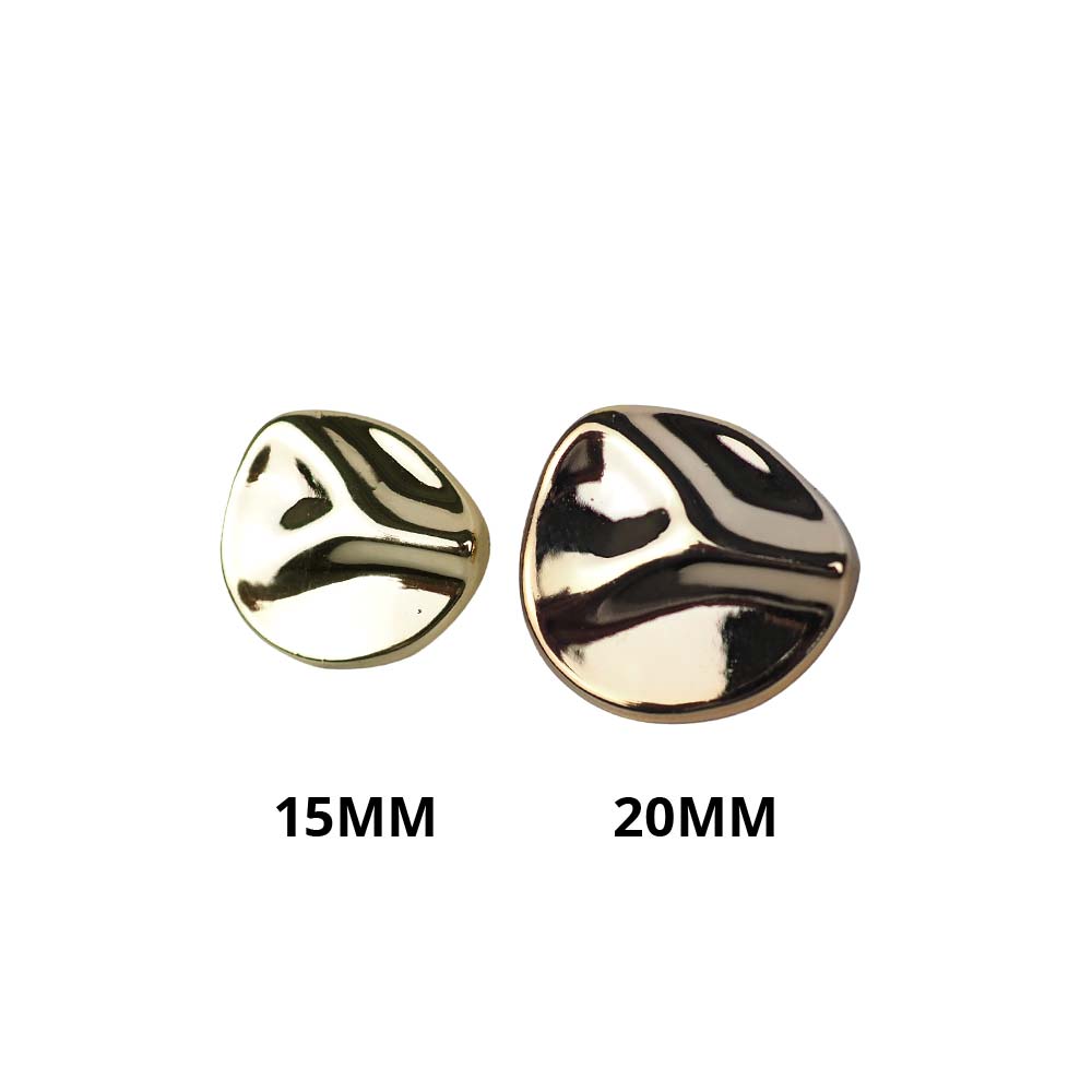 Kabartmalı Model Yassı Düğme Gold KB100 4 Kabartmalı Model Yassı Düğme Gold KB100 - Görsel 3