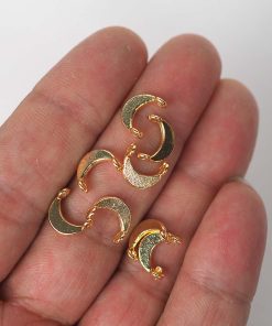 Alternative view of Hilal Figürlü Metal Çanta Aksesuarı (5 Adet)