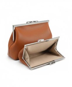 Alternative view of Metal Ördek Taban Klipsli Çanta Bursu