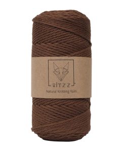 Pamuk Halat İp 2MM 3 Büküm Çikolata (250G)