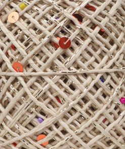 Alternative view of Ritzz Renkli Simli Boncuklu Renkli Pullu İp Ekru