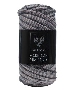 Makrome Sim Cord 2 MM Antrasit Gri