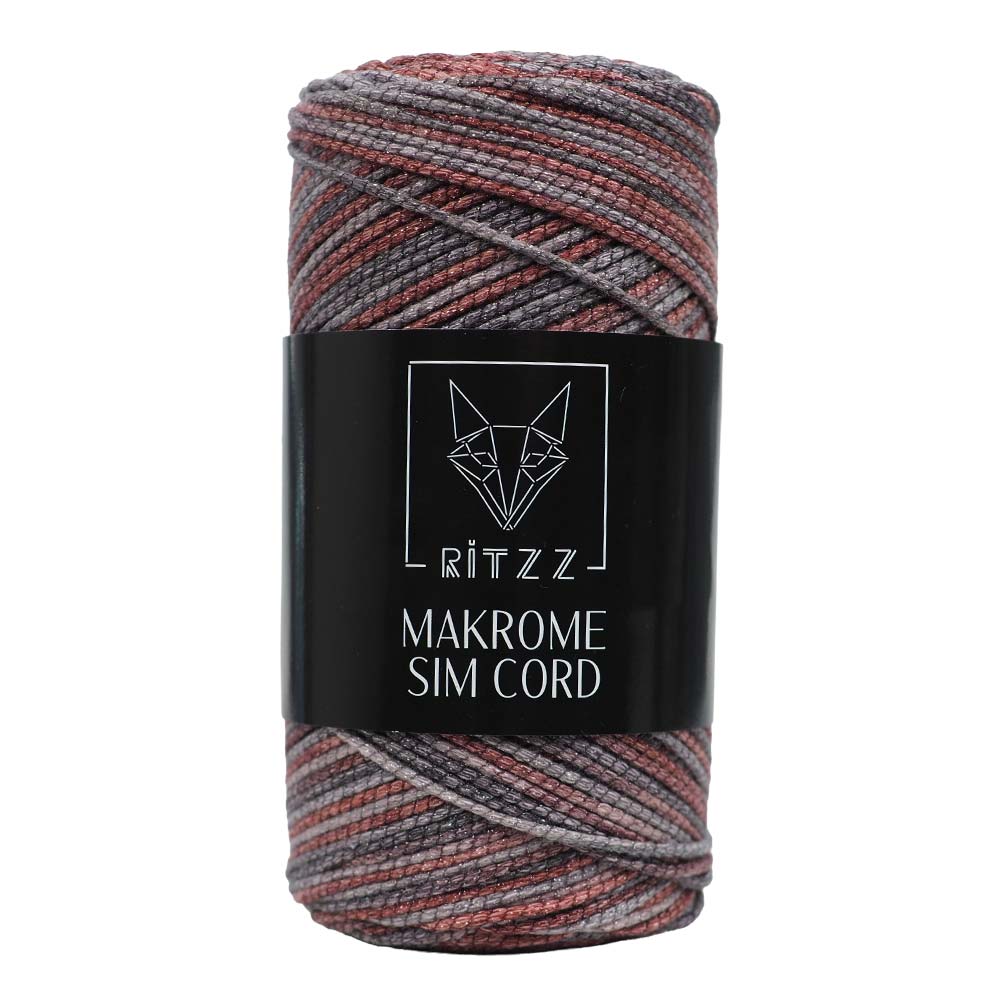 Makrome Sim Cord 2 MM Kiremit Gri 2 Makrome Sim Cord 2 MM Kiremit Gri