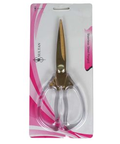 Şeffaf Saplı Gold Makas